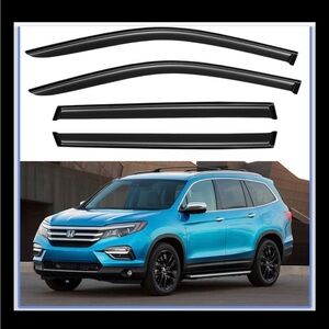 2016-2022 Honda Pilot In-Channel Rain Guards Window Visors Shade Deflector